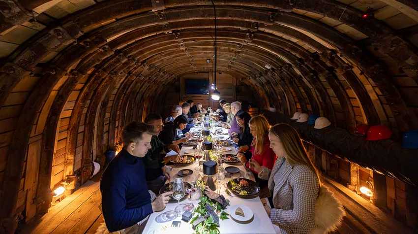 UNDERGROUND RESTAURANT JUST A FEW HOURS’ DRIVE FROM BANJA LUKA